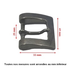 Boucle ceinture 25 mm - n°0064