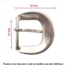 Boucle ceinture 25 mm - n°0067