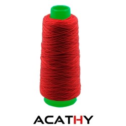 Fil ONYX pour cuir 20 - bobine entamée de 390 m - rouge 0510