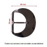 Boucle ceinture 36 mm - n°0079