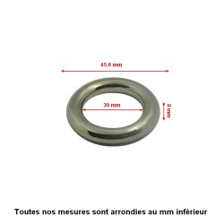 Anneau rond soudé 30 mm - n°0749