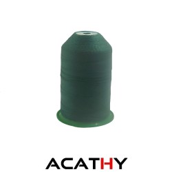 Fil ONYX pour cuir 30 (61) - 1500 m - vert 0757 - petite bobine