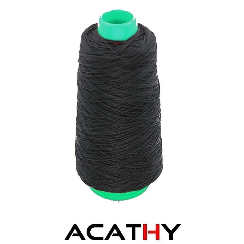 Fil ONYX pour cuir 13 - bobine entamée de 200 m - noir 4000