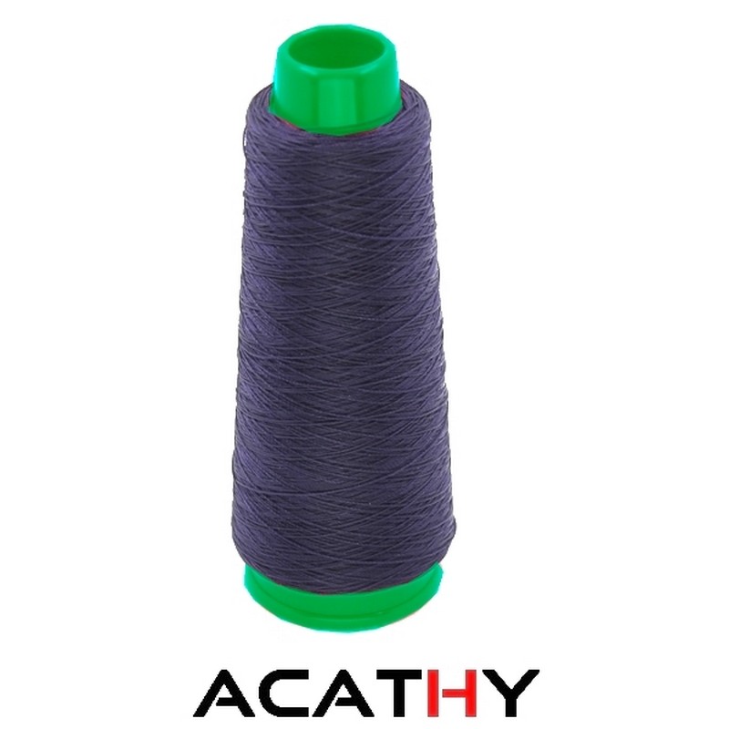 Fil ONYX pour cuir 40 - bobine entamée de 180 m - violet foncé 0579