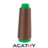 Fil ONYX pour cuir 40 - bobine entamée de 140 m - marron 1112