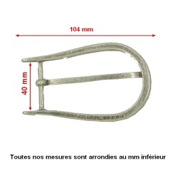 Boucle ceinture 40 mm - n°0087