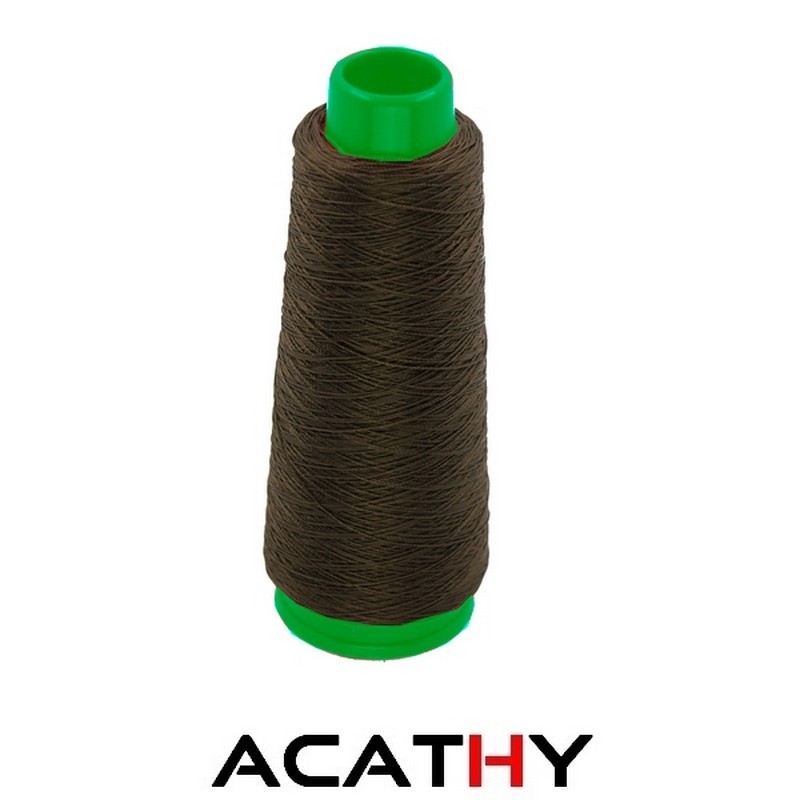 Fil ONYX pour cuir 40 - bobine entamée de 270 m - marron 3545