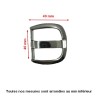 Boucle ceinture 40 mm - n°0091