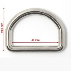 Anneau demi-rond soudé 40 mm - n°0014