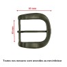 Boucle ceinture 45 mm - n°0095