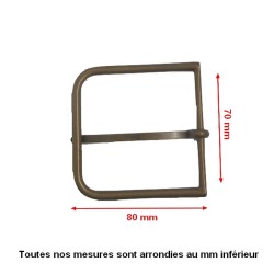 Boucle ceinture 70 mm - n°0096