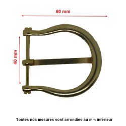 Boucle ceinture 40 mm - n°0922