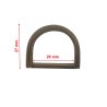 Anneau demi-rond soudé 25 mm - n°0947