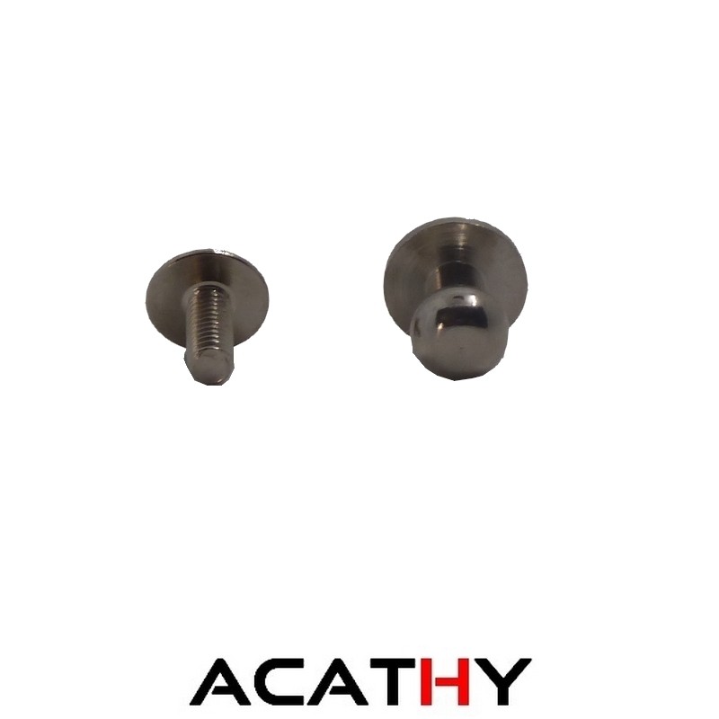 Rivet à visser bouton de col 8 mm - n°0950