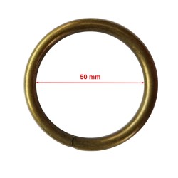 Anneau rond non soudé 50 mm - n°0981