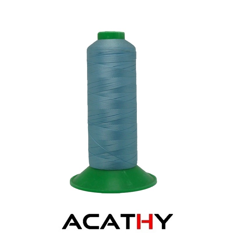 Fil ONYX pour cuir 40 - bobine entamée de 2140 m - bleu ciel 0272