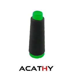 Fil ONYX pour cuir 30 - bobine entamée de 200 m - noir 4000