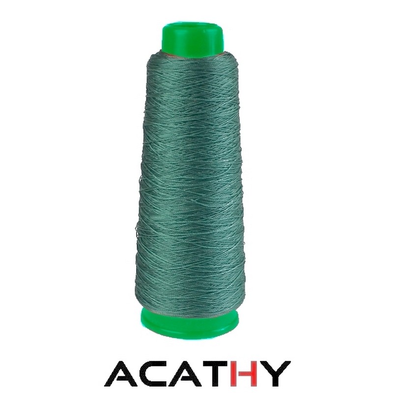 Fil ONYX pour cuir 40 - bobine entamée de 70 m - vert 2241