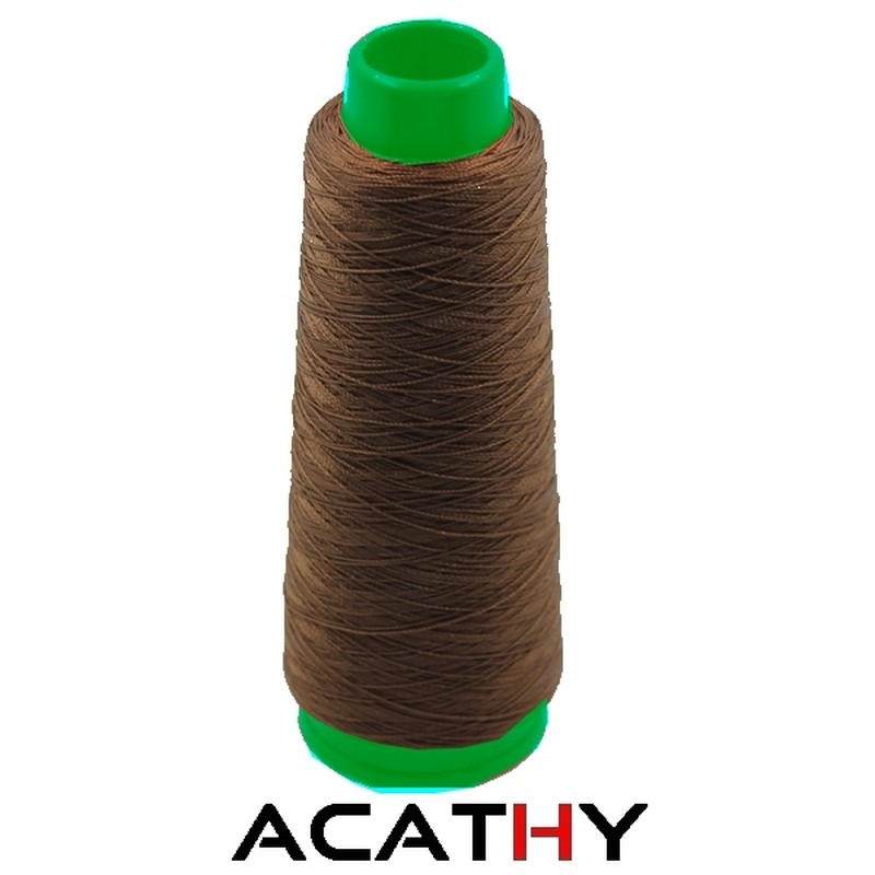 Fil ONYX pour cuir 40 - bobine entamée de 300 m - marron 0263