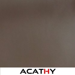 Morceau de cuir vachette marron 24 cm x 58 cm