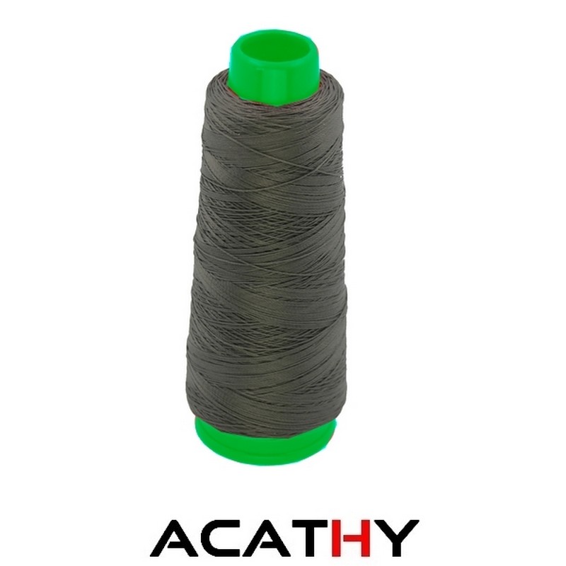 Fil ONYX pour cuir 30 - 400 m - gris foncé 2546